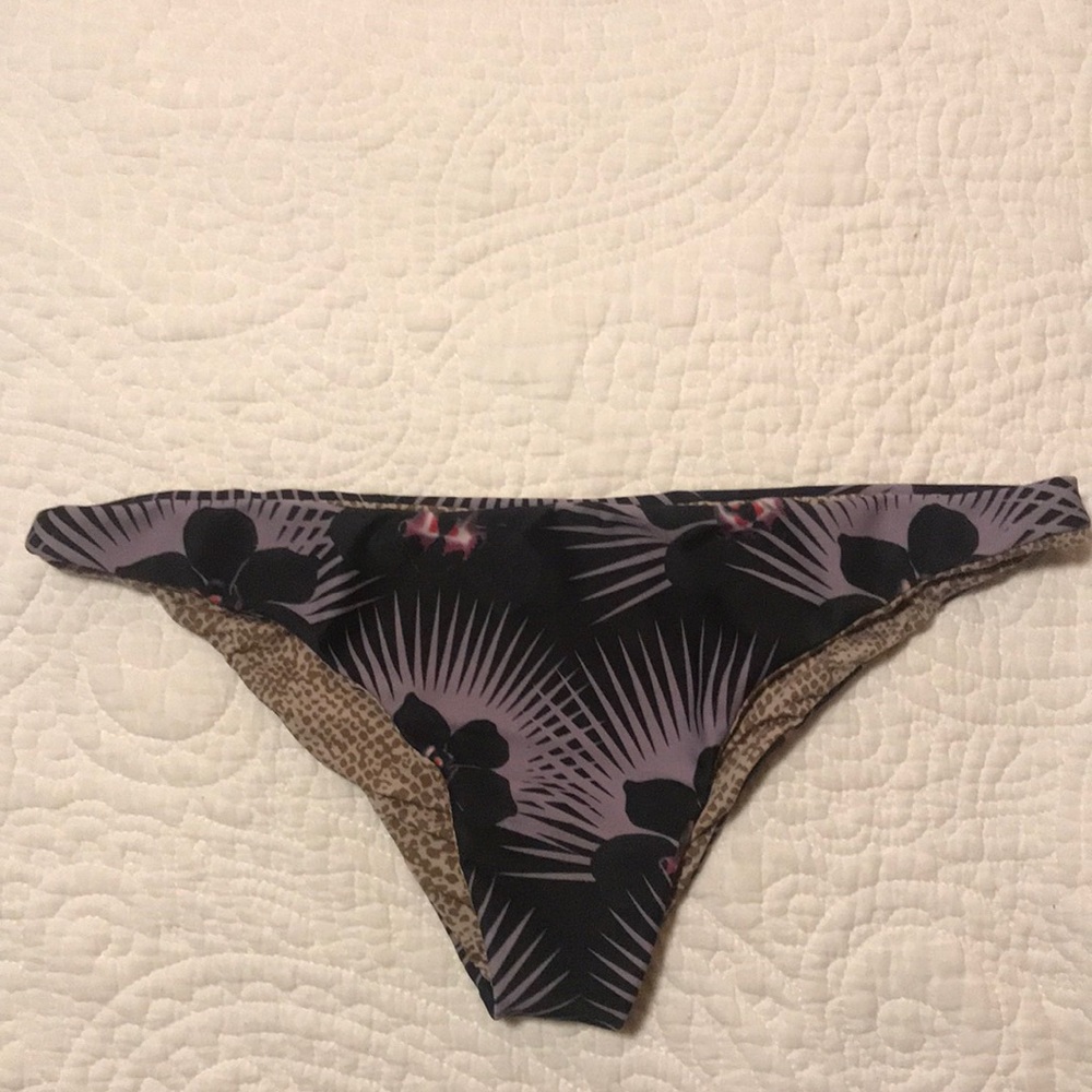 Acacia Swimwear Purple Flower Bottoms